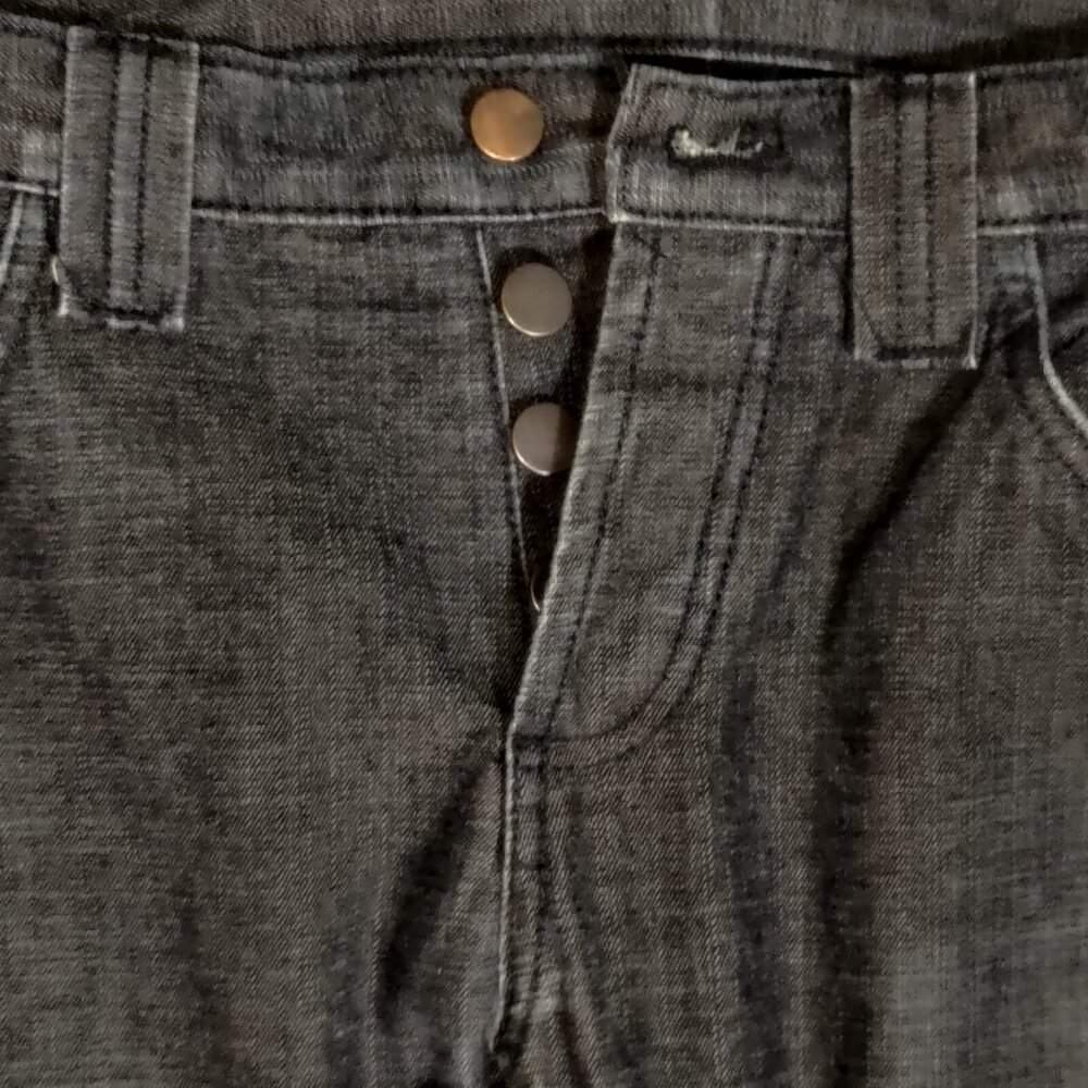 Crate "The Sally" Denim Jeans Selvedge Slim Fit Gray 32 X 32 Made in USA - Picture 12 of 12